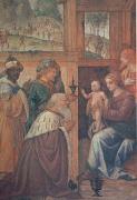 LUINI, Bernardino The Adoration of the Magi (mk05) Spain oil painting artist